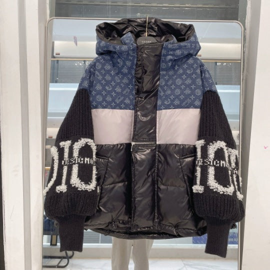 Brooklyn Patchwork Puffer Jacket