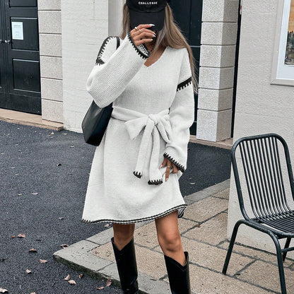 Noelle Cozy Grace Belted Knit Cardigan