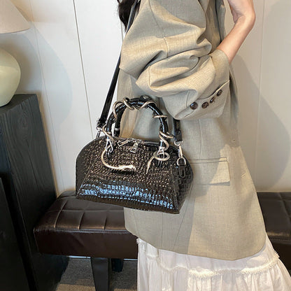 Luna Snake-Pattern Mini Bag