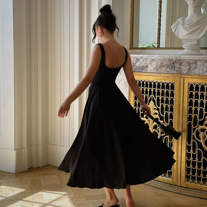 Bella Satin Strapless Maxi Dress
