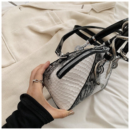 Luna Snake-Pattern Mini Bag