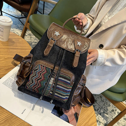 Luxury Retro Genuine Leather Backpack