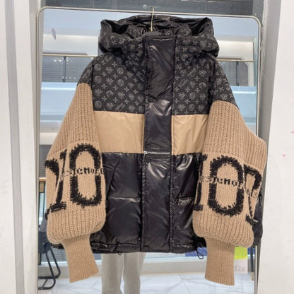 Brooklyn Patchwork Puffer Jacket