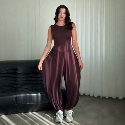 Odette Sleeveless Wide-Leg Jumpsuit