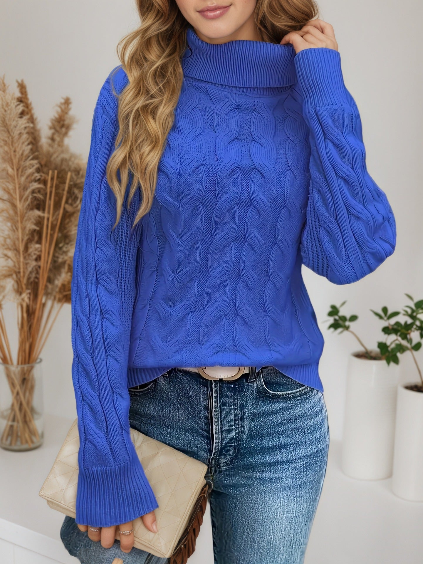 Milano Knit Turtleneck Sweater