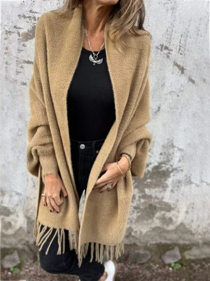 Ultra Cozy Fringe Cardigan