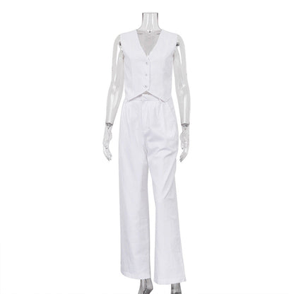 Emeraude Elegance Wide-Leg Jumpsuit