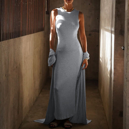Elora Minimal Grey Two-Piece Set