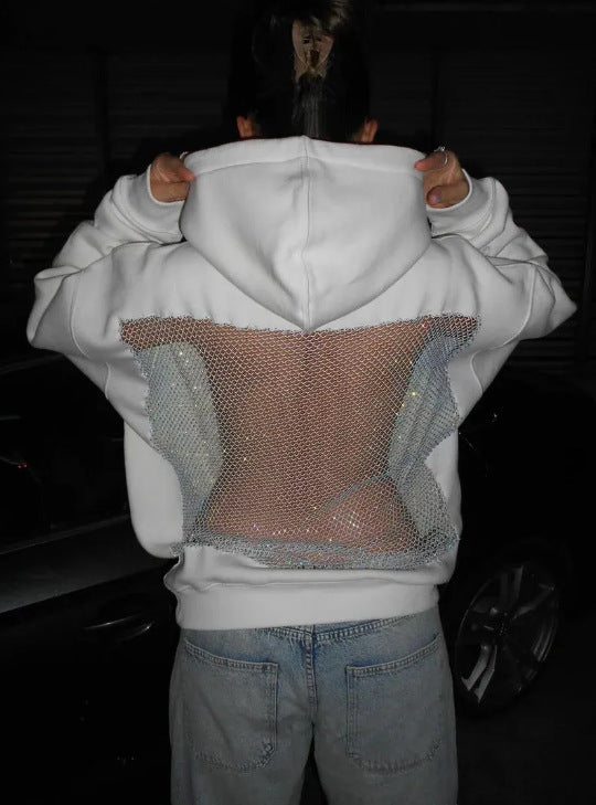 Harper Open-Back Mesh Hoodie