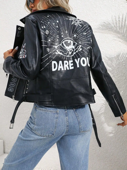 Harper Dare You Faux Leather Jacket