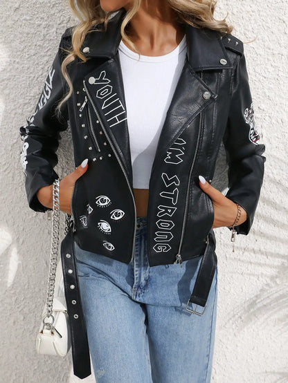 Harper Dare You Faux Leather Jacket